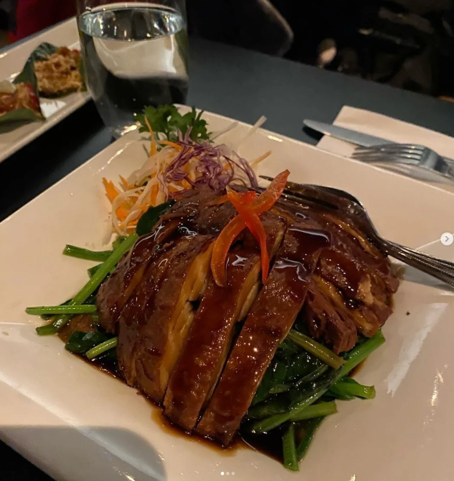 Le Petit Coin Thai montreal meat and vegetables