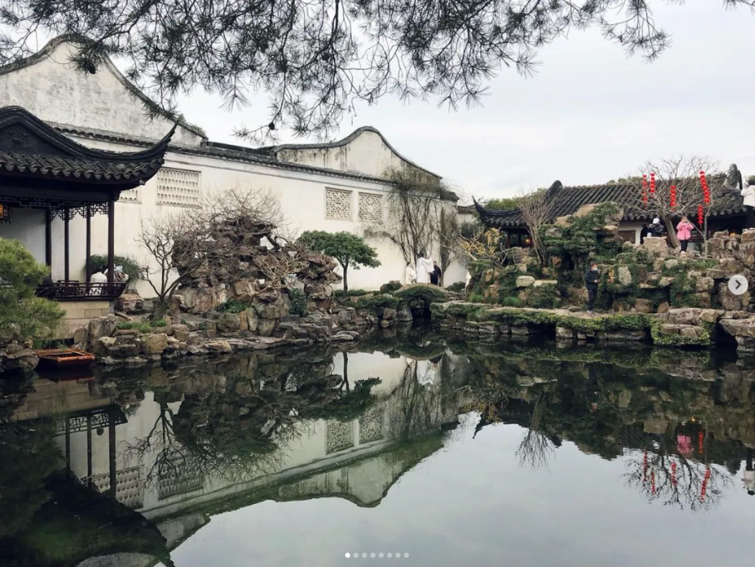 Master of the Nets Garden Suzhou, Jiangsu Province white building on the edge of the water