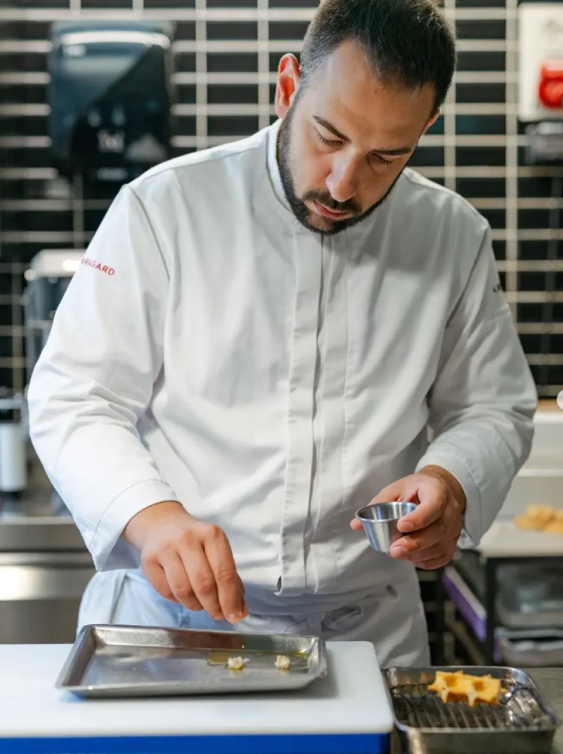 Ristorante La Magnolia viareggio italy cook in the kitchen