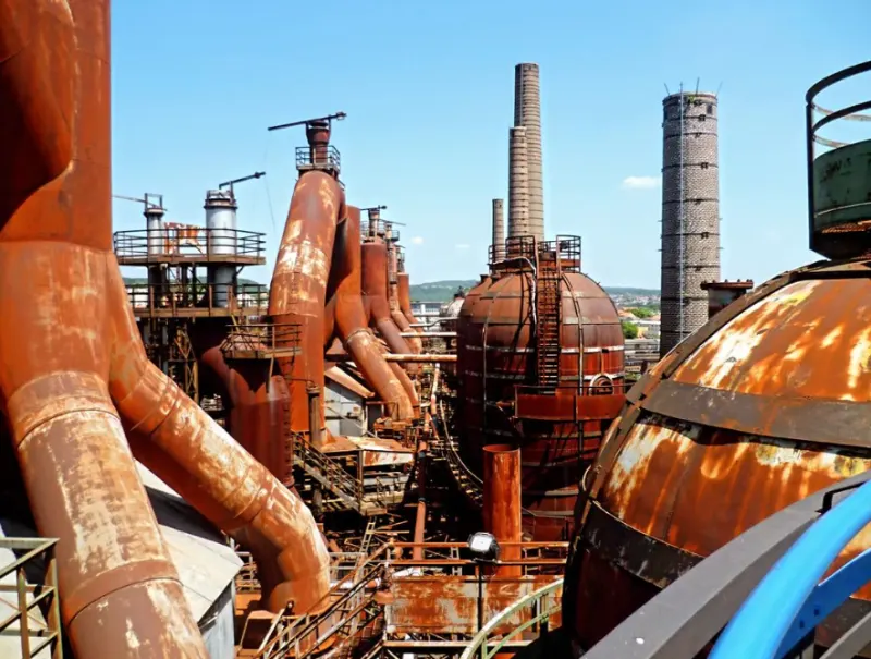 V&ouml;lklinger H&uuml;tte industrie rusted technic