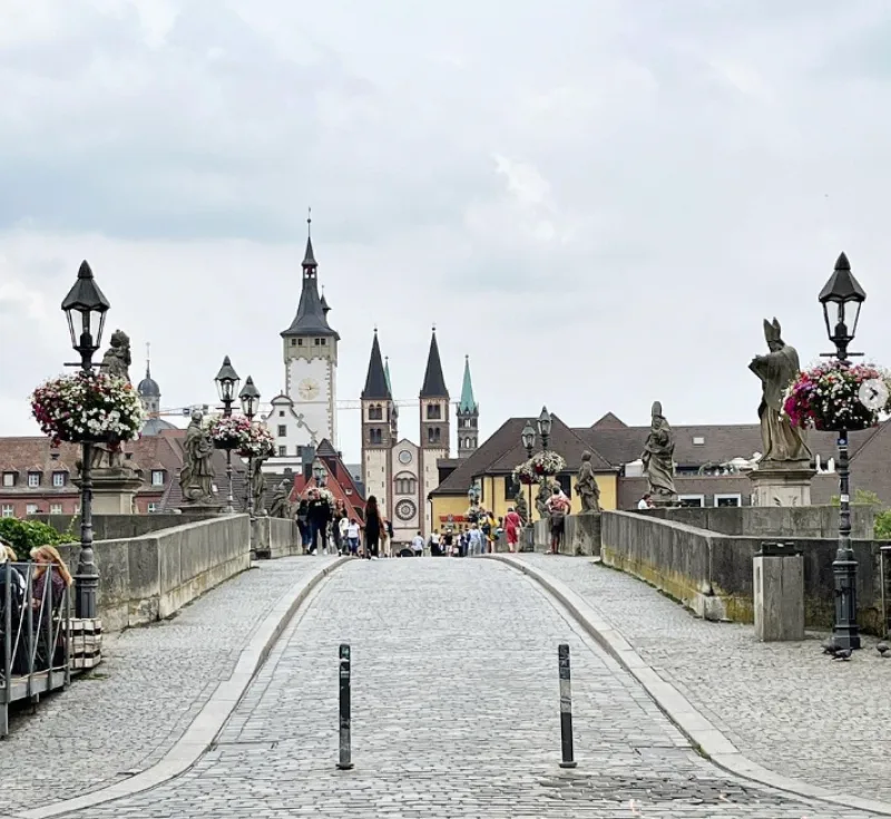 Würzburg Germany Alte Mainbrücke stone bridge