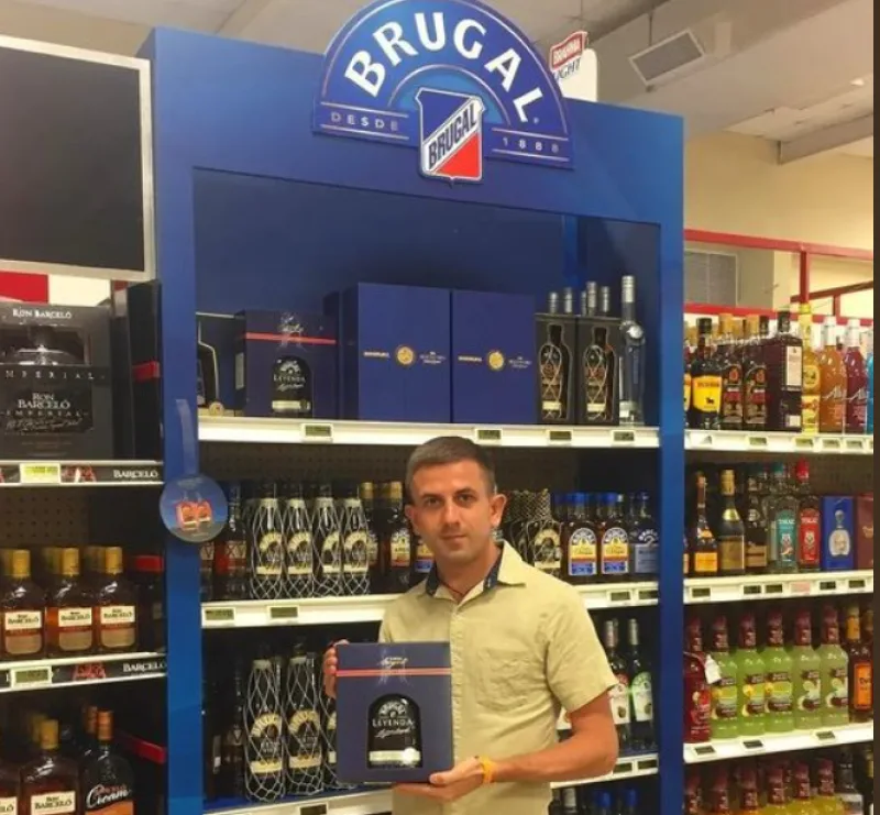 brugal rum factory tour dominican republic botles with rum