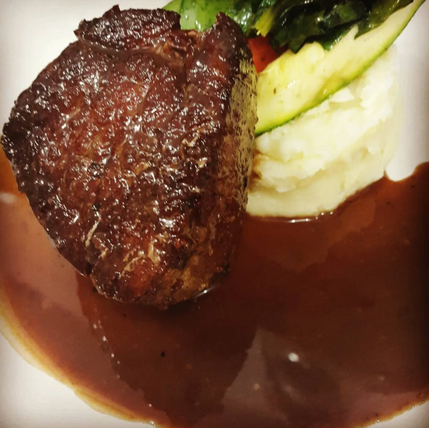 la cocay restaurant cozumel mexico biftek with sauce