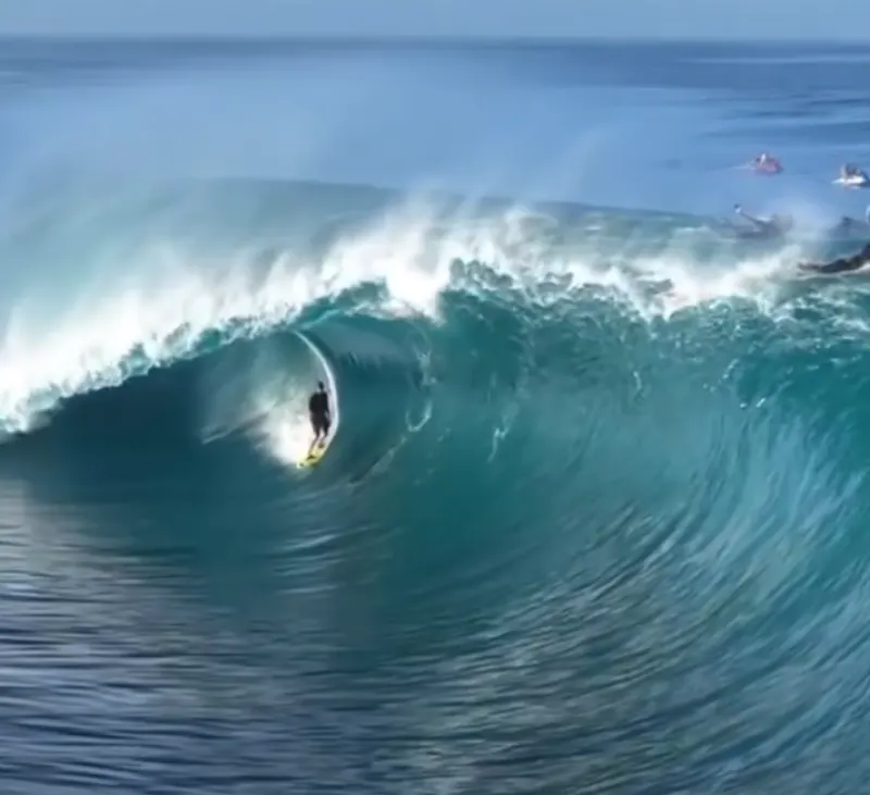 puerto plata cabarete dominican republic guy surfing on the water