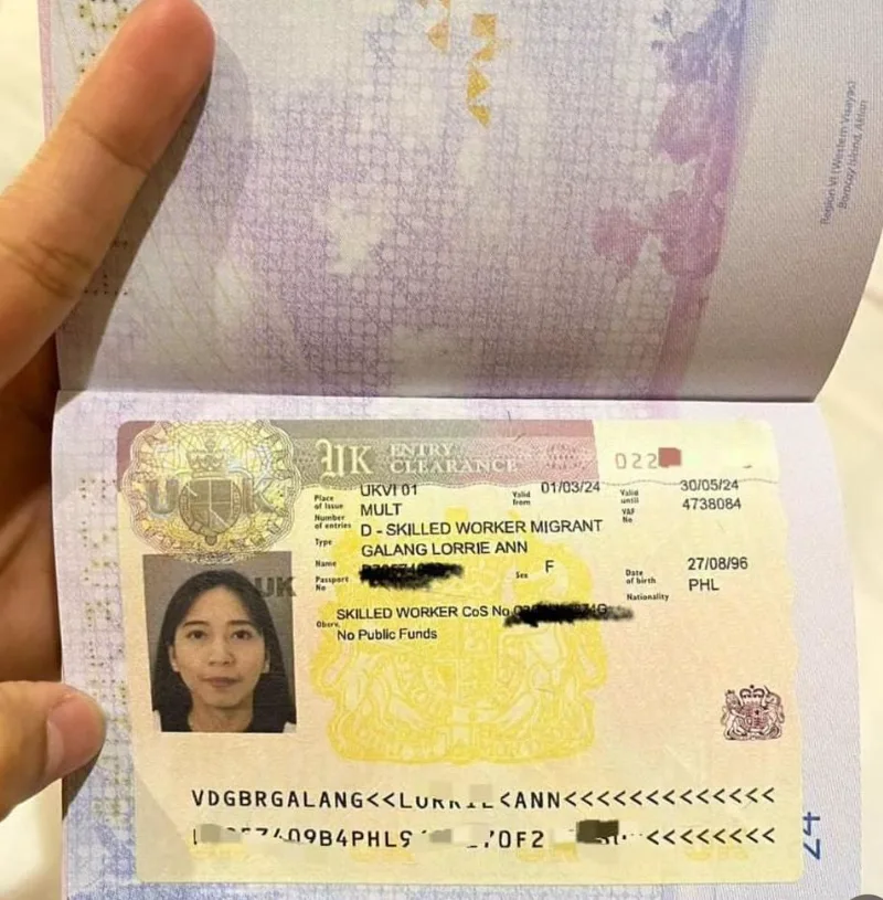 visa for china photo on passport