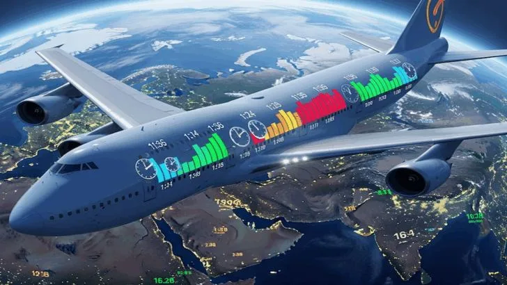 airplane conquering timezones the go guy